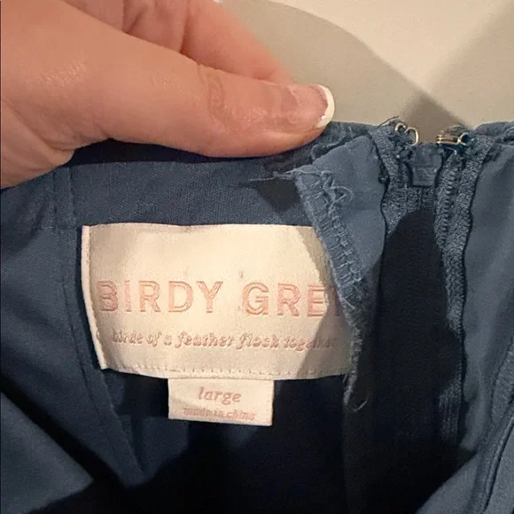 Birdy Grey Grace Convertible Chiffon Blue Formal Maxi Dress Bridesmaid - Picture 7 of 15